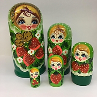 Матрешка 5в1 окраш художественная